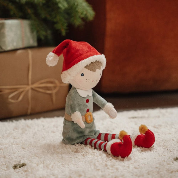 Christmas Jim Cuddle Doll 35cm - Little Dutch