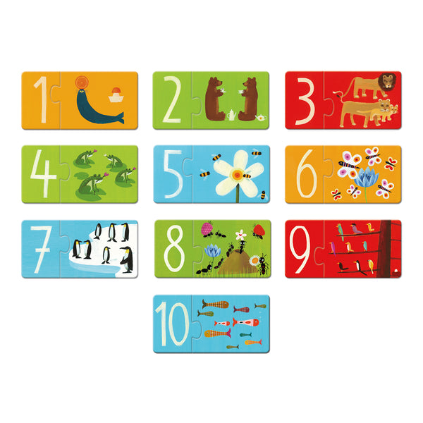 Djeco Numbers Duo Jigsaw Puzzle