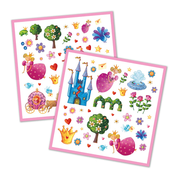 Djeco 160 Princess Stickers