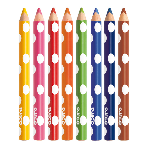 Djeco 8 Colouring Pencils For Little Ones