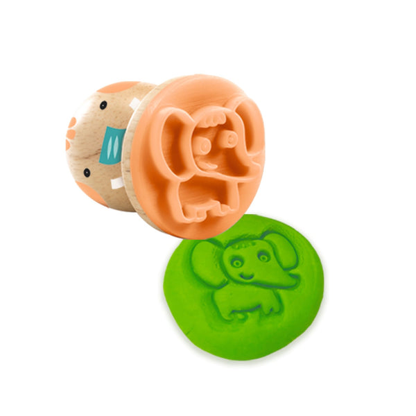 Djeco Modelling Dough Animal Stamps