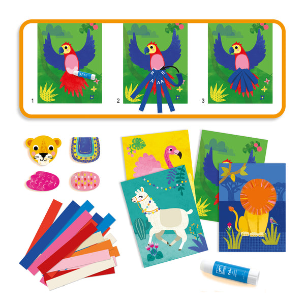 Djeco Small Loops Collage Activity Kit