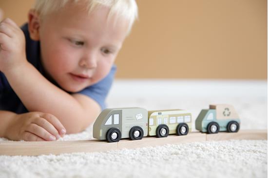 Little Dutch Vehicles Set (can be used with railway set or a stand alone toy)