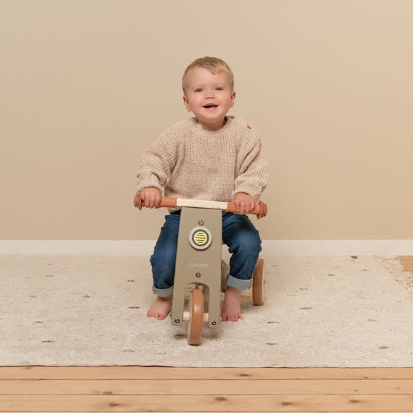 Little Dutch Wooden Tricycle Olive