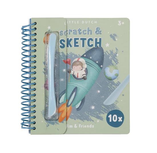 Little Dutch Scratch & Sketch Book - Jim & Friends