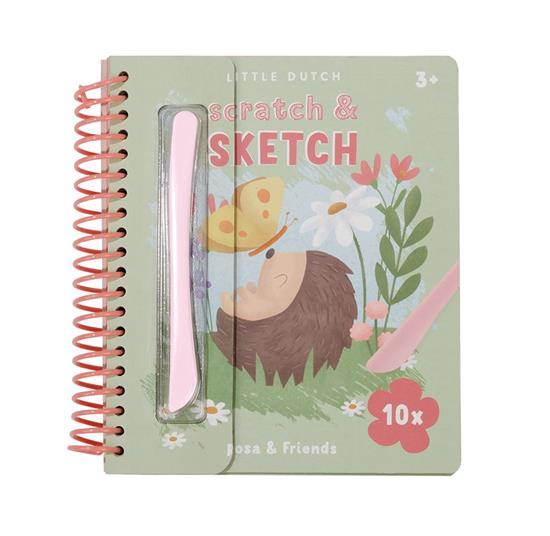 Little Dutch Scratch & Sketch Book - Rosa & Friends