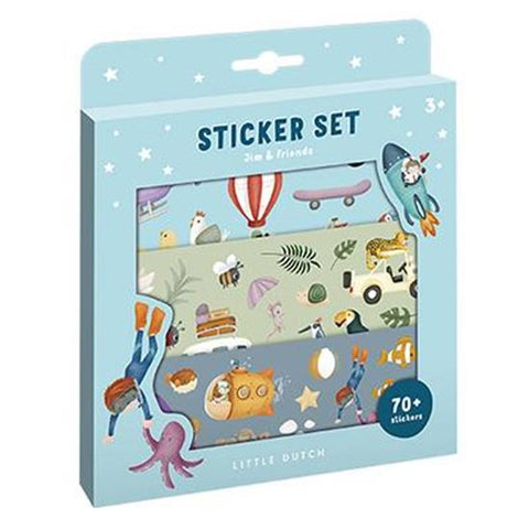 Little Dutch Sticker Set - Jim & Friends