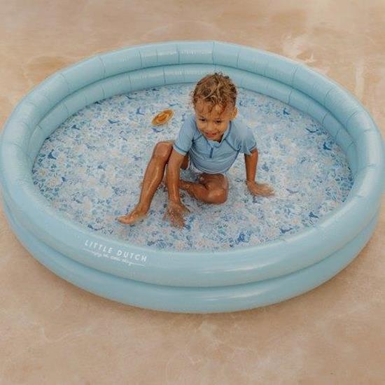 Little Dutch Inflatable Swimming Pool - Ocean Dreams Blue 150 cm