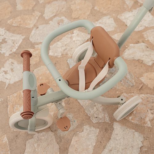 Little Dutch 4 in 1 Tricycle with Push Bar - Green