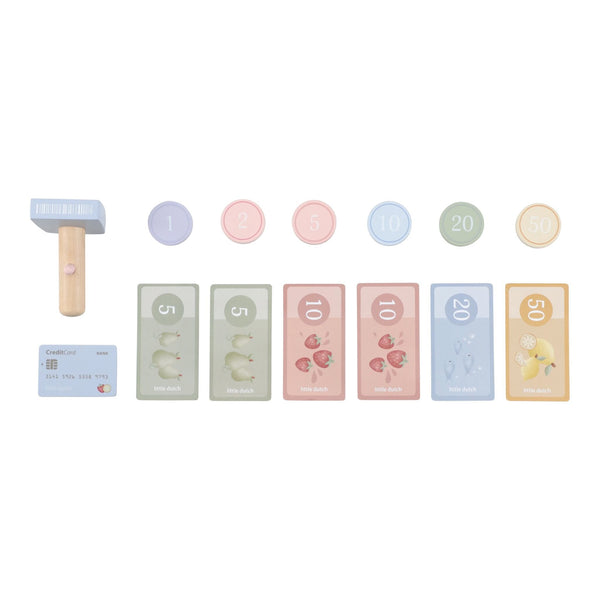 Little Dutch Cash Register with Scanner and Card Reader