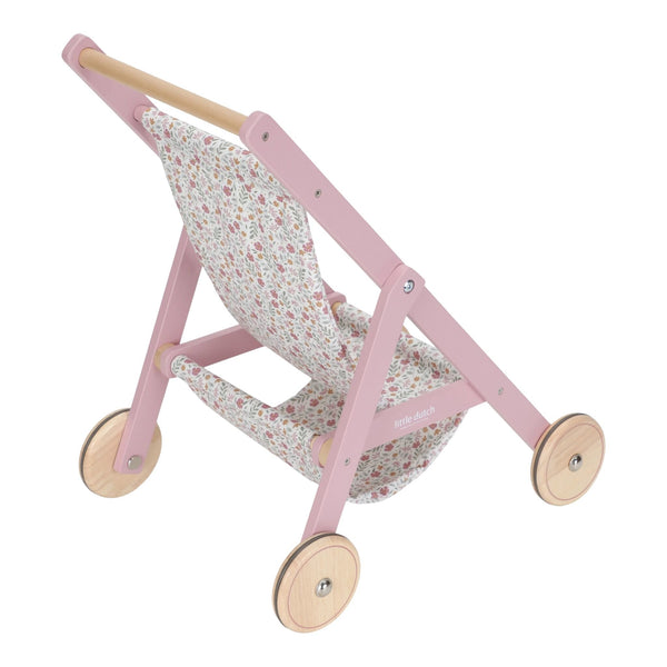 Little Dutch Wooden Doll Stroller