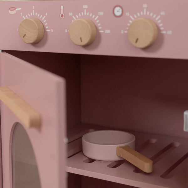 Little Dutch Wooden Play Kitchen - Pink