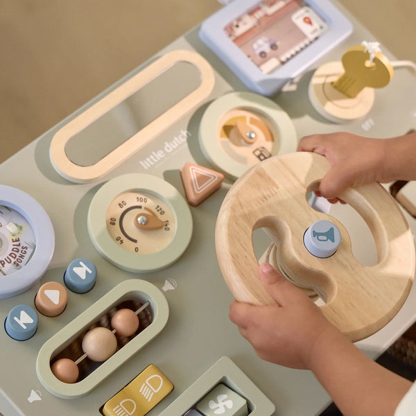 Little Dutch Wooden Activity Car Steering Wheel