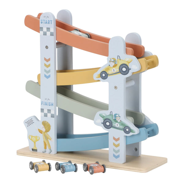 Little Dutch Ramp Racer Cars Blue