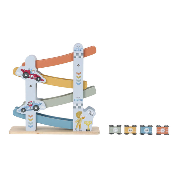 Little Dutch Ramp Racer Cars Blue