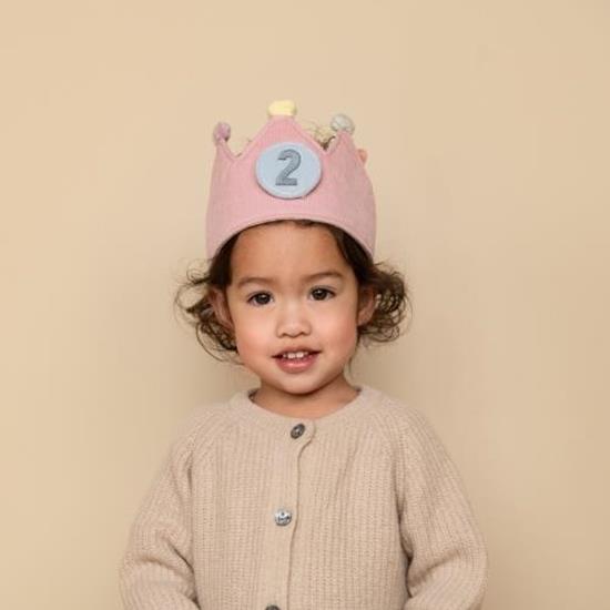 Little Dutch Pink Birthday Crown With Numbers