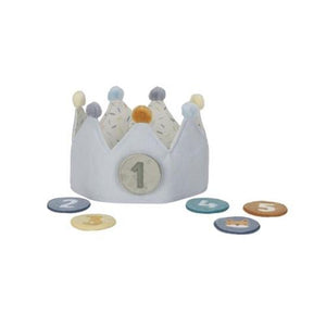 Little Dutch Blue Birthday Crown With Numbers