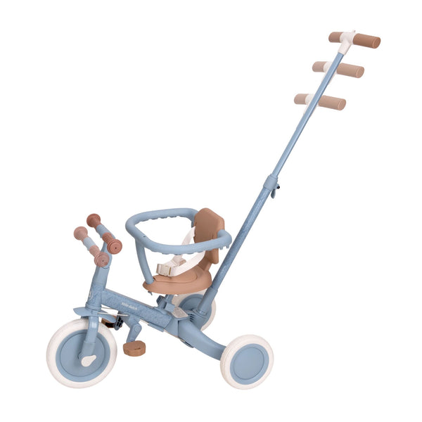 Little Dutch 4 in 1 Tricycle with Push Bar - Blue