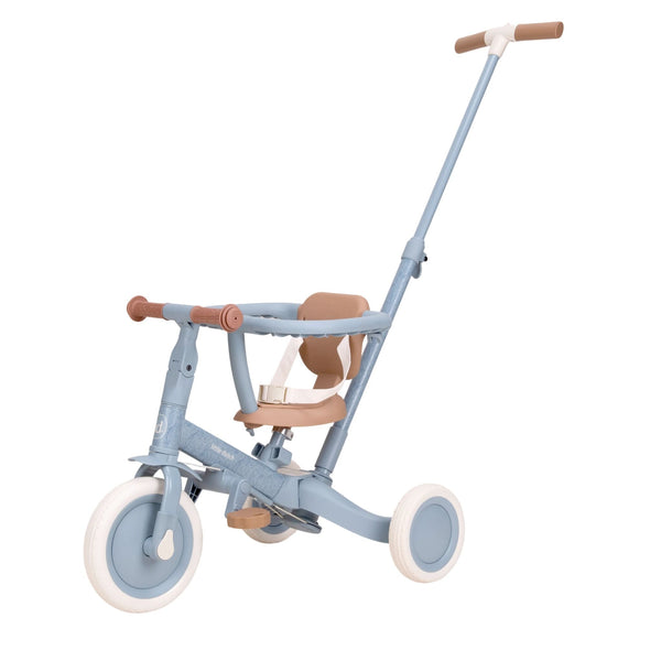 Little Dutch 4 in 1 Tricycle with Push Bar - Blue