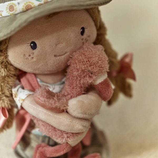 Little Dutch Cuddle Doll Ranger Rosa - Safari Friends