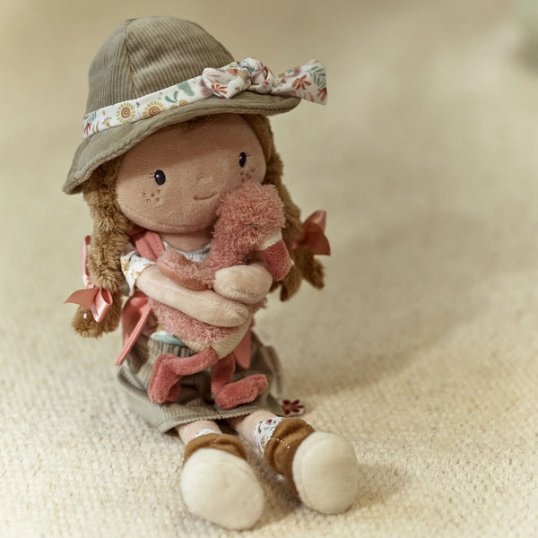 Little Dutch Cuddle Doll Ranger Rosa - Safari Friends