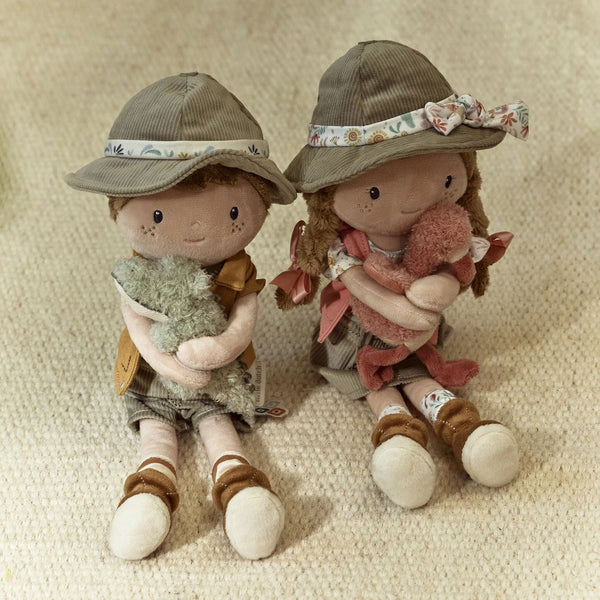 Little Dutch Cuddle Doll Ranger Rosa - Safari Friends