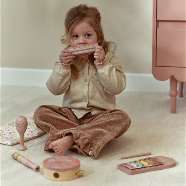 Little Dutch Music Set Pink - Safari Friends