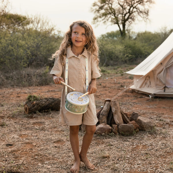 Little Dutch Music Drum - Safari Friends