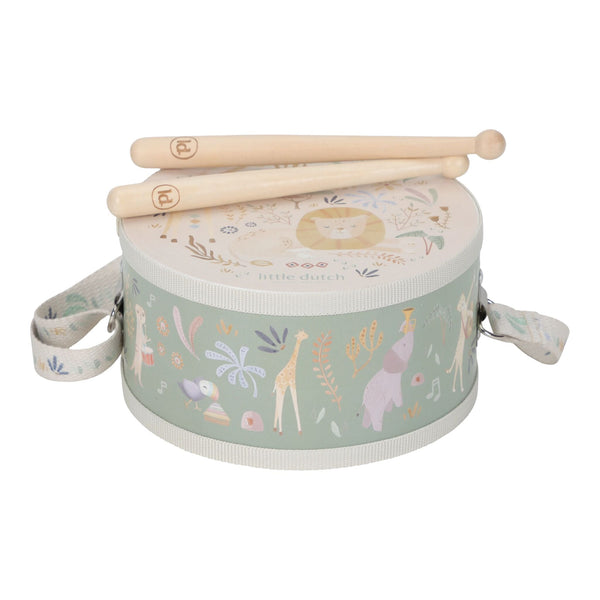 Little Dutch Music Drum - Safari Friends