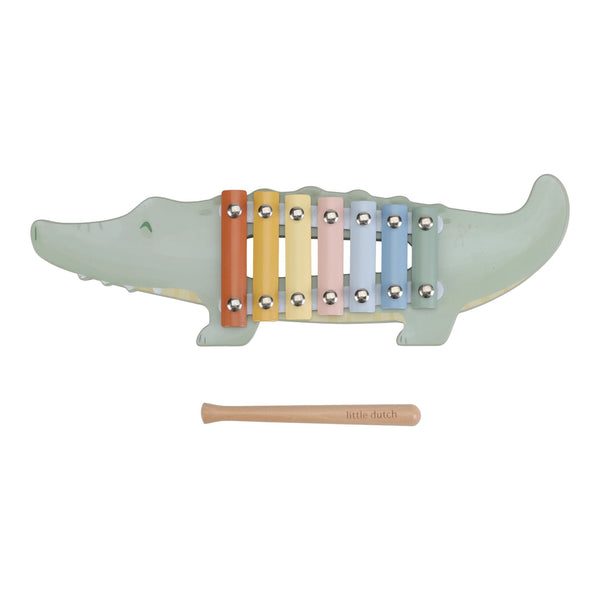 Little Dutch Crocodile Xylophone - Safari Friends