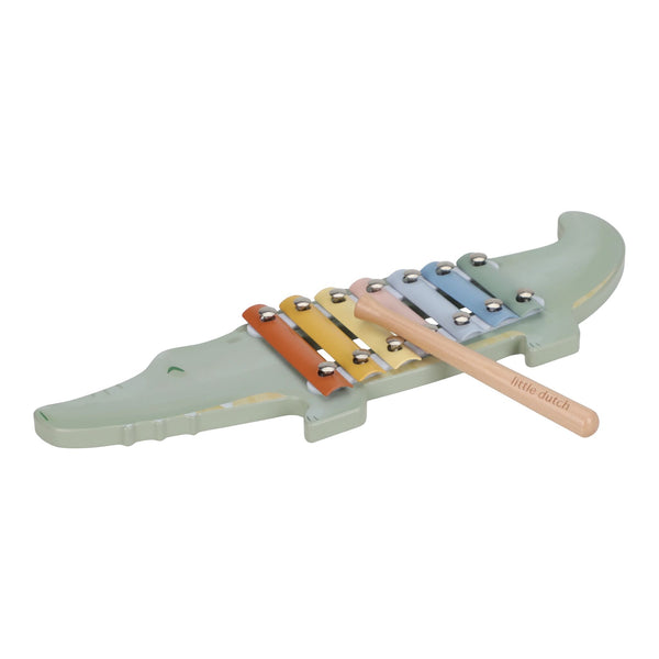 Little Dutch Crocodile Xylophone - Safari Friends