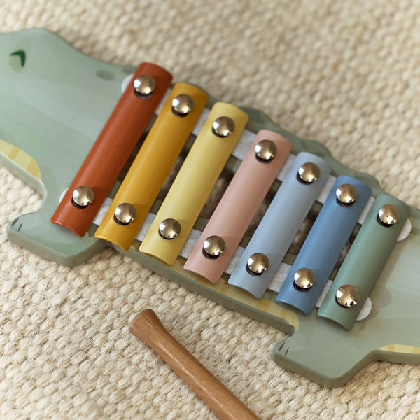 Little Dutch Crocodile Xylophone - Safari Friends