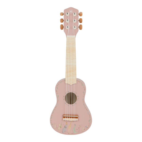 Little Dutch Wooden Pink Guitar - Safari Friends