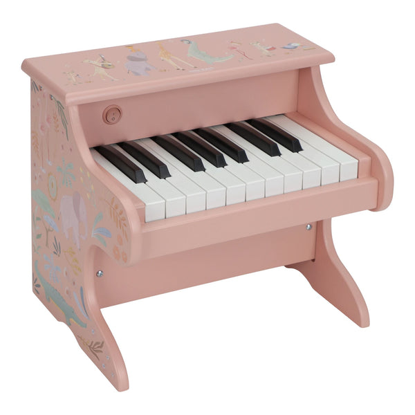 Little Dutch Wooden Pink Piano - Safari Friends