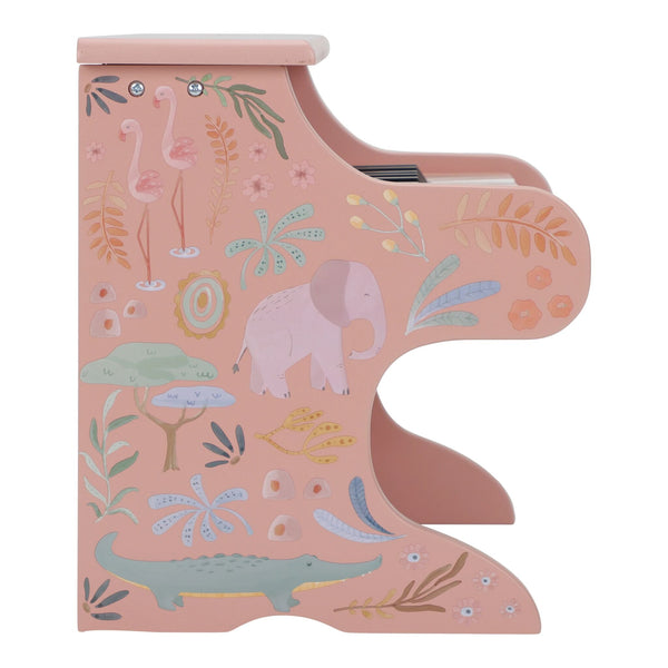 Little Dutch Wooden Pink Piano - Safari Friends
