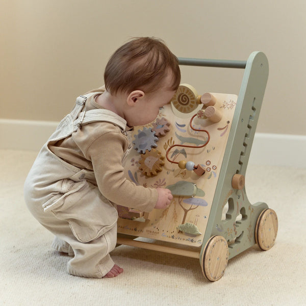 Little Dutch Multi-Activity Baby Walker Safari Friends