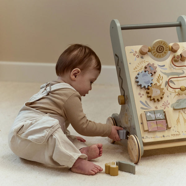 Little Dutch Multi-Activity Baby Walker Safari Friends