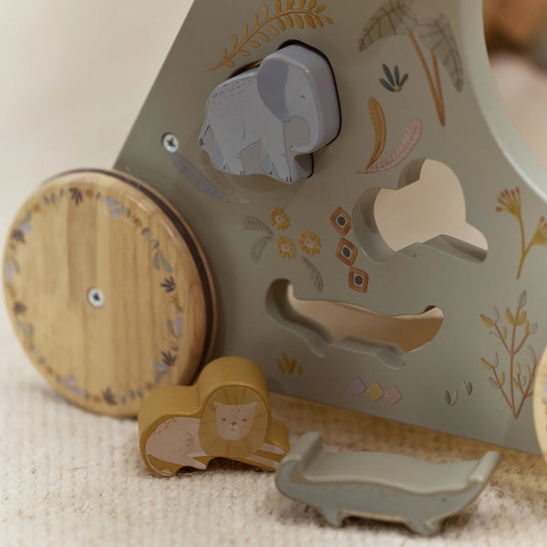 Little Dutch Multi-Activity Baby Walker Safari Friends