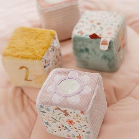 Little Dutch Set of 4 Soft Cubes - Fairy Garden