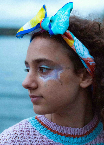 Namaki - Glitter Make-Up Pencils - Purple-Silver-Green