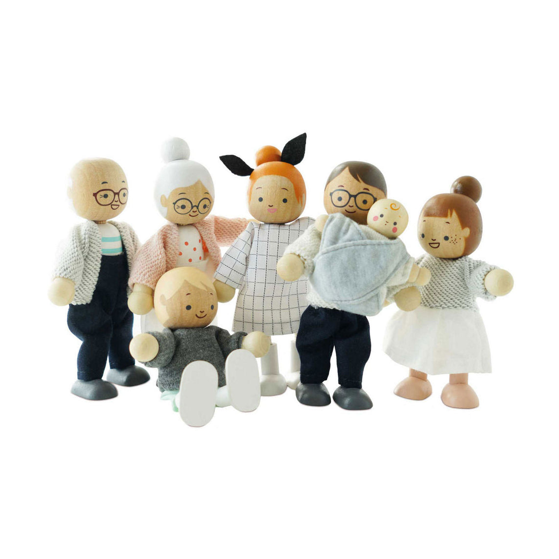 Le Toy Van Dolls House Family - 7 Piece