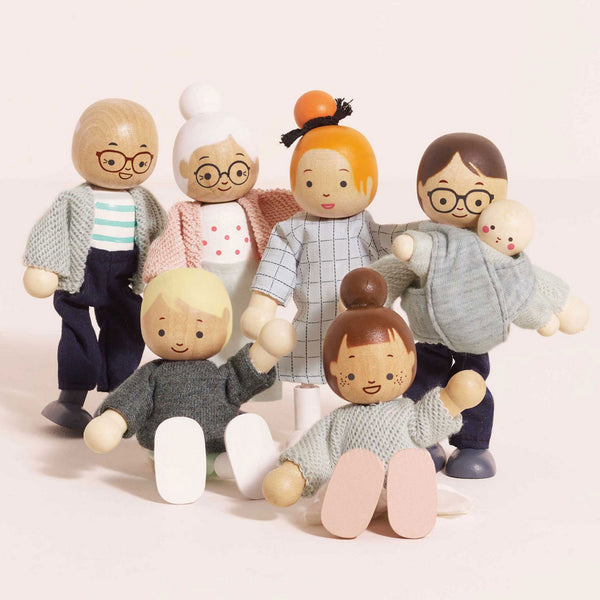 Le Toy Van Dolls House Family - 7 Piece