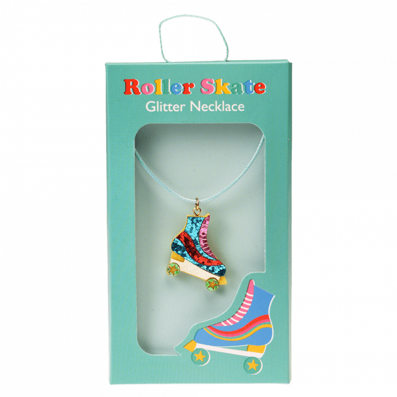 Rex of London - Roller Skate Glitter Necklace