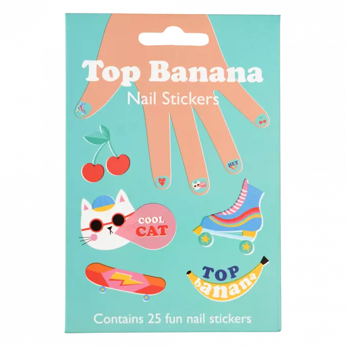 Rex of London - Top Banana Nail Stickers (pack of 25)