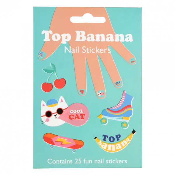 Rex of London - Top Banana Nail Stickers (pack of 25)