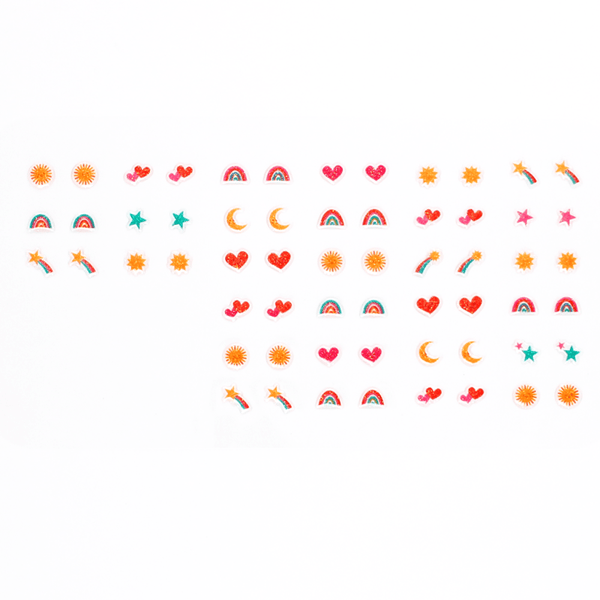 Rex of London - Stick on Earrings (30 pairs) - Cosmic Love