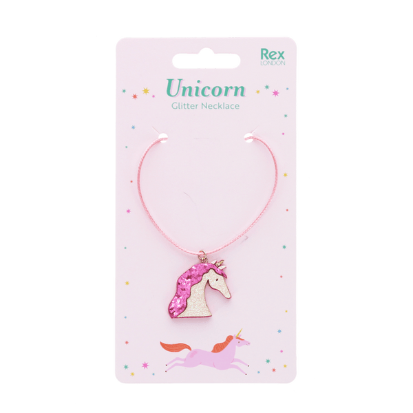 Rex of London - Glitter Necklace - Unicorn