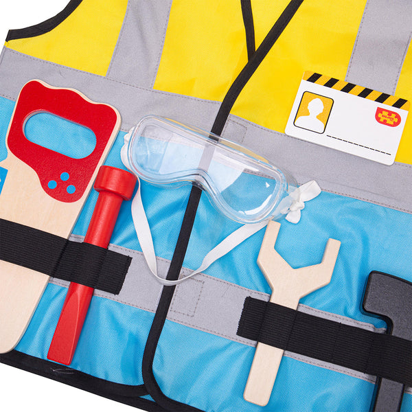 Bigjigs Toys Builder Dress Up (Without Helmet)