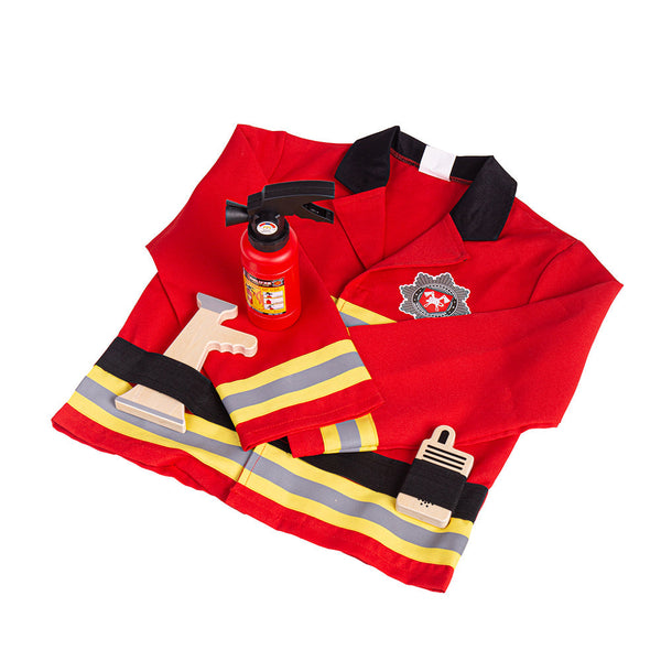 Bigjigs Toys Firefighter Dress Up (Without Helmet)