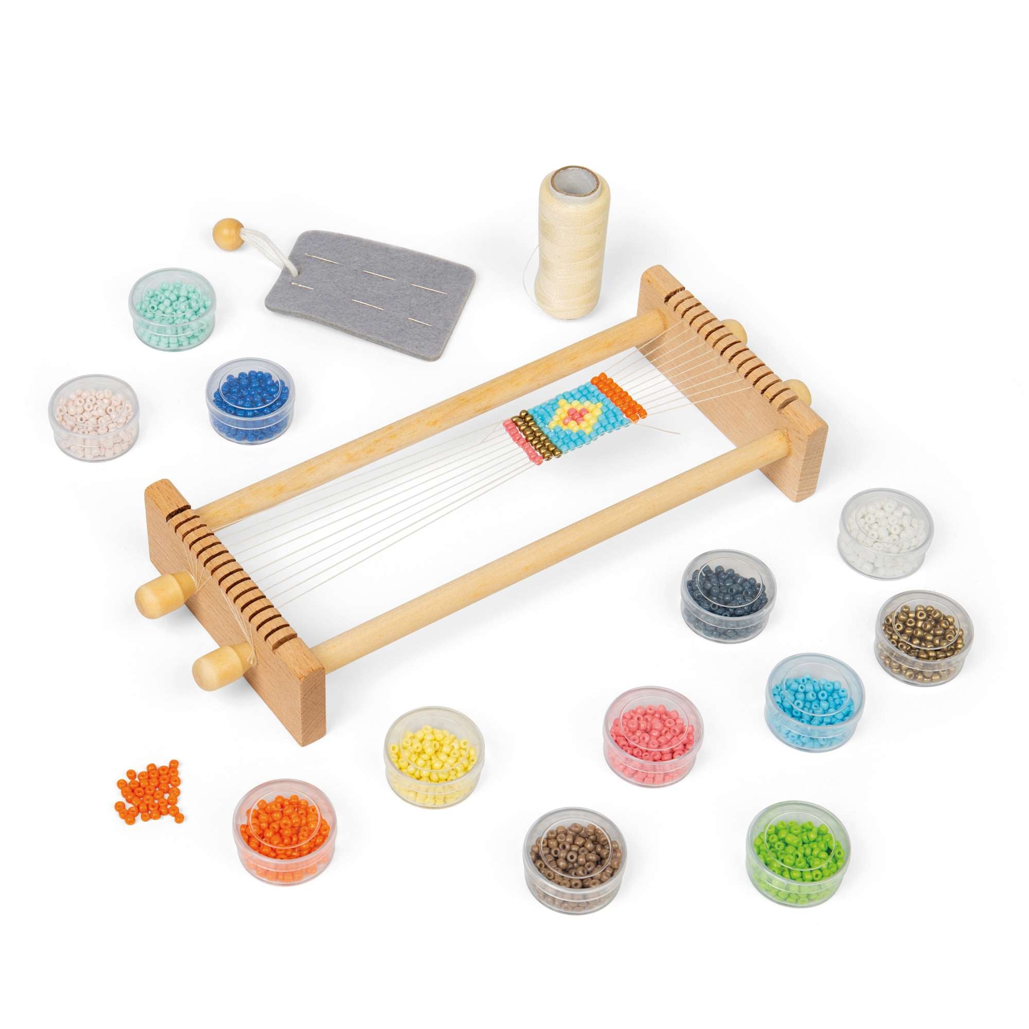 Bigjigs Toys Bead Weaving Loom Kit